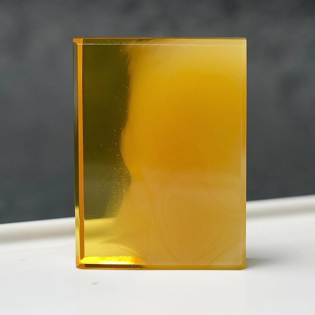 蜜蜡吊坠平安无事牌子冈牌意境半山水天然琥珀蜜蜡俄料半蜜半蜡