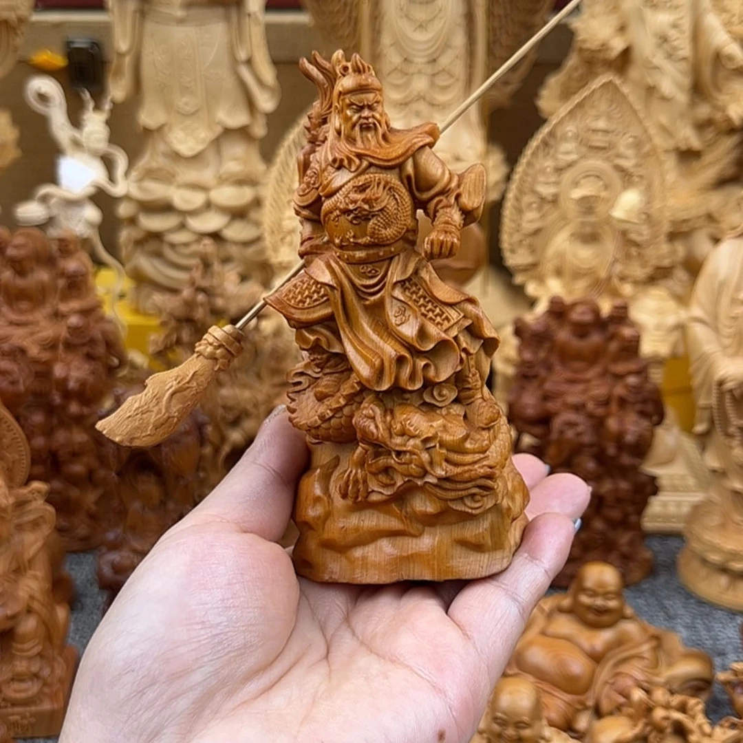 【闪购商品】崖柏玉龙关公