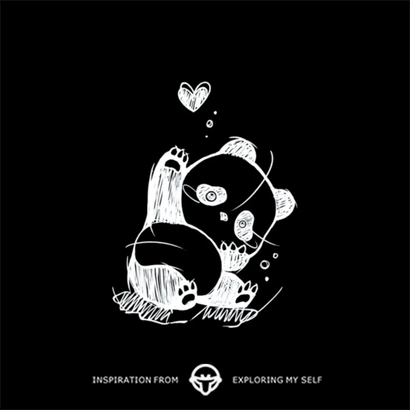 再变 哈鲁半永久纹身贴熊猫草本可爱元气感防水持久贴纸男女R535