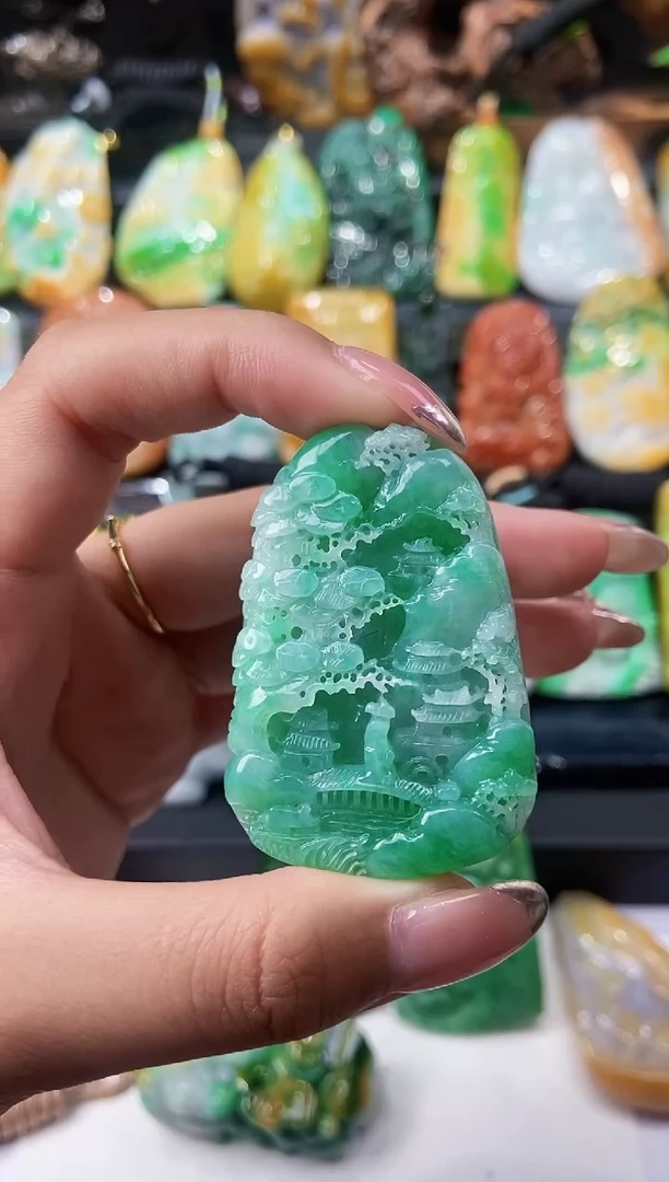 【闪购商品】定制翡翠未镶嵌翡翠A货一物一证