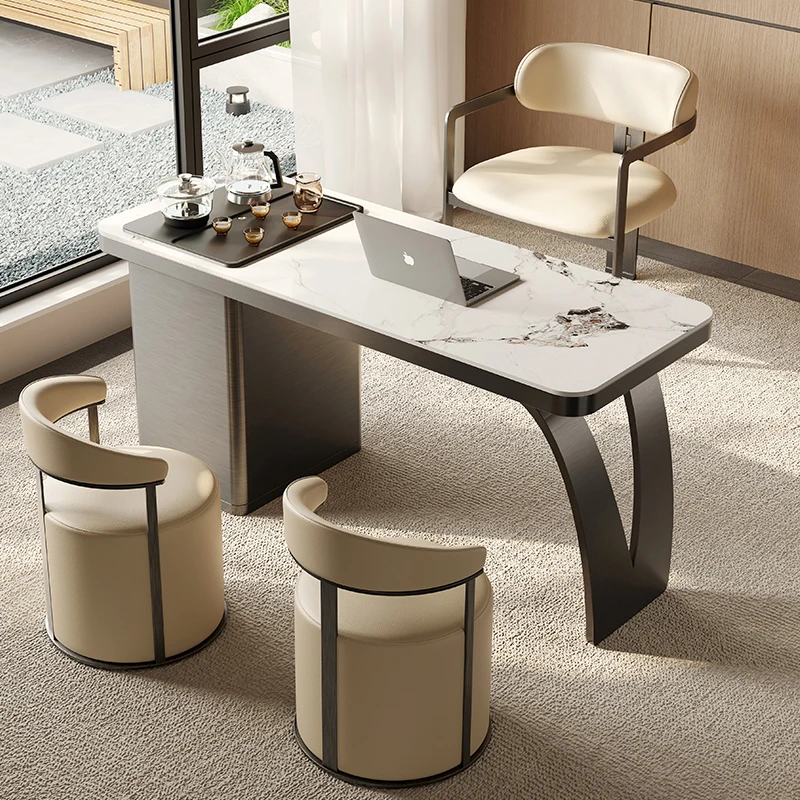 心域意式简约设计阳台岩板茶台台面耐高温尺寸可定制XT2170T