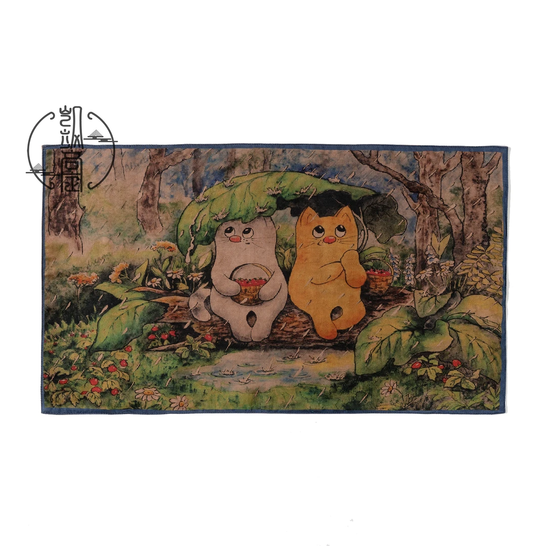 【龙猫-小枕套】老料全透孔绫罗香云纱桑蚕丝枕套30*55