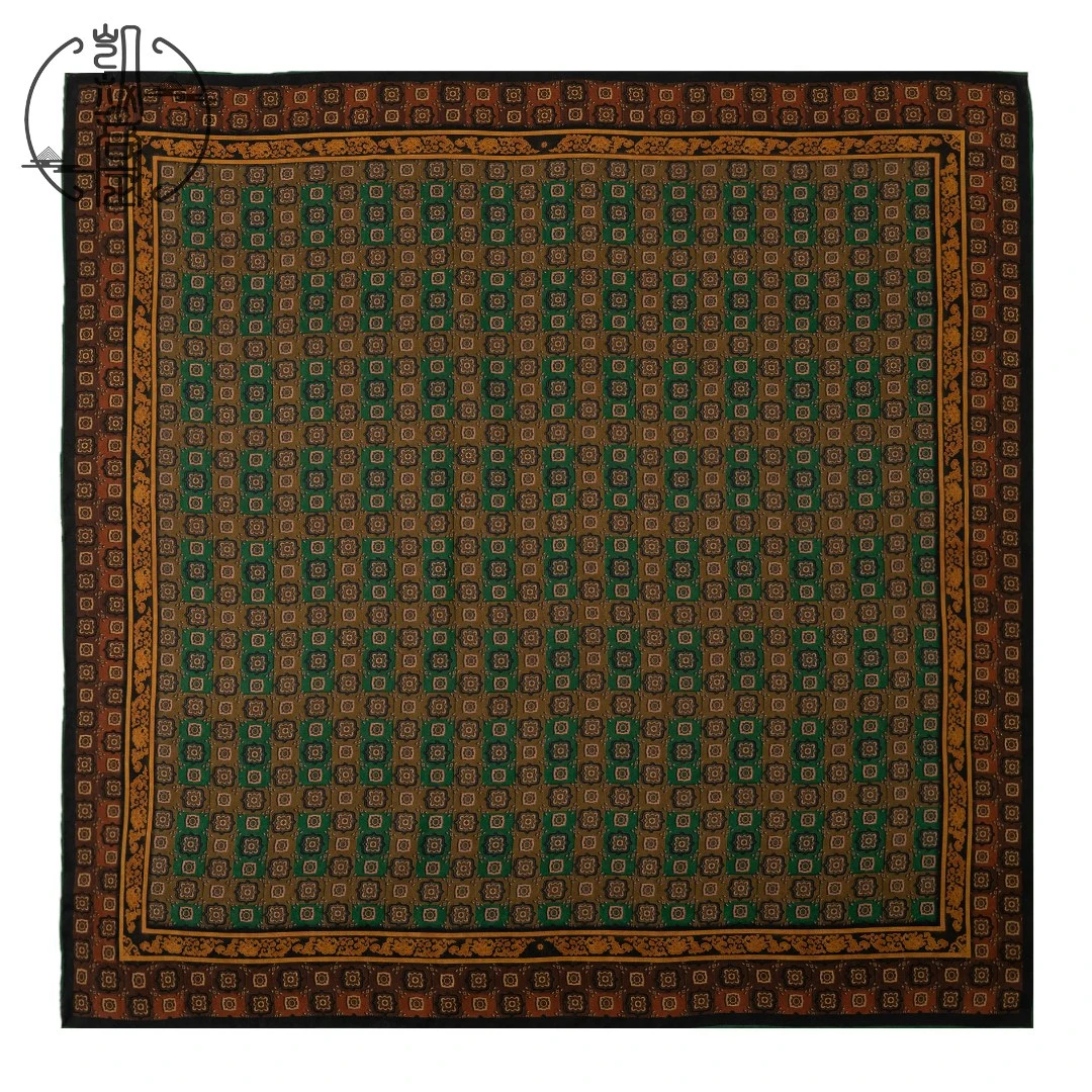 【绫罗-如意锦-110】KS1828老料全透孔绫罗香云纱方巾110