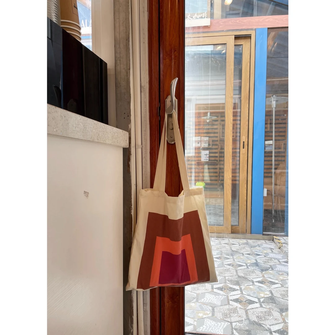 文艺手提帆布包小众ins单肩包大学生上课布包百搭帆布包包上班族