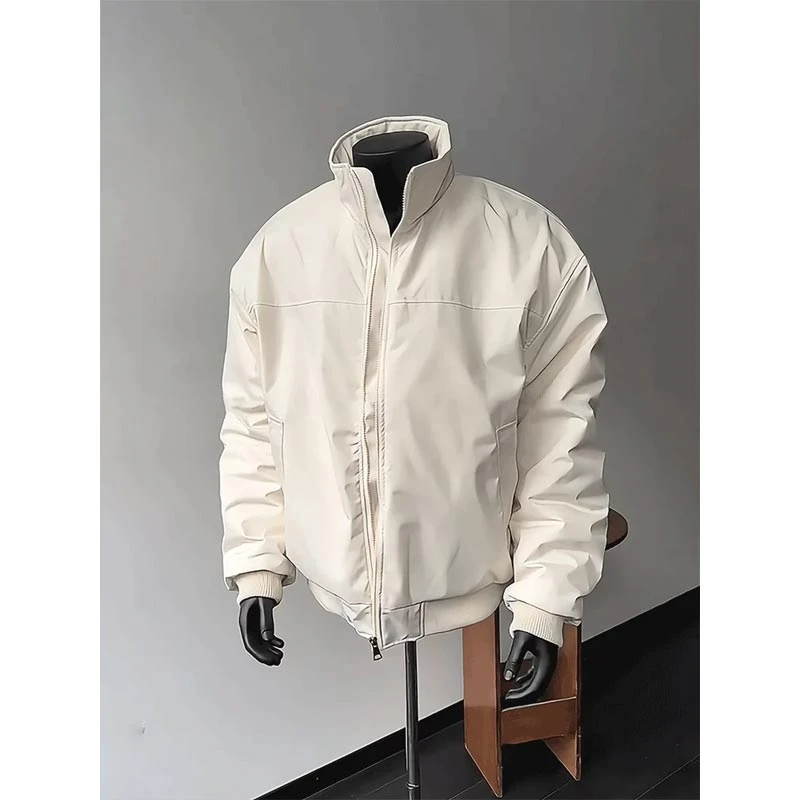 美式ma1飞行员夹克棉服男士冬季加厚休闲保暖棉衣短款立领外套ins