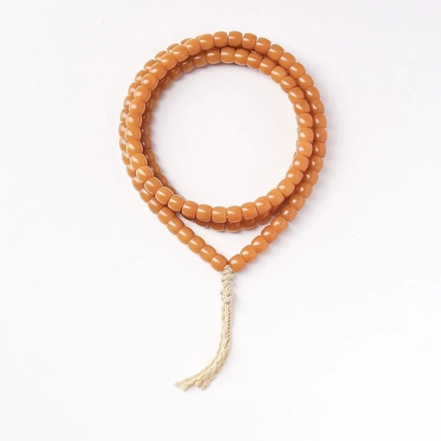 原生态风化陈籽菩提根鬼工108多圈手串太妃糖脖挂毛衣链