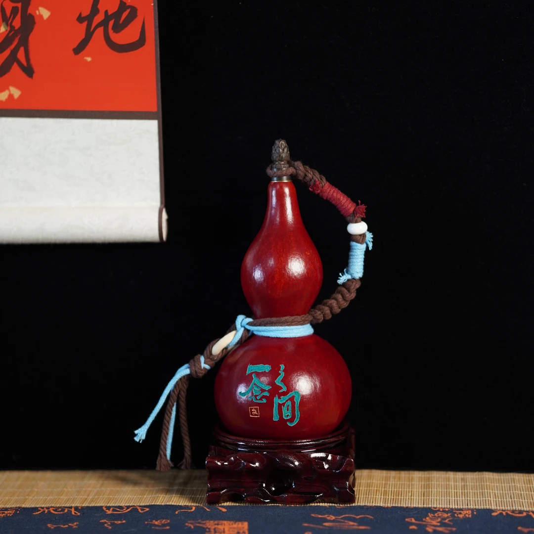 【一念之间】李彬老师纯手工款精品酒葫芦，摆件酒葫芦古风