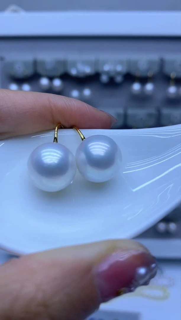 【闪购商品】淡水珍珠耳饰银S925镶嵌195