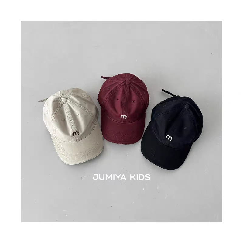 日常搭~韩国儿童帽子ins春秋薄款休闲百搭宝宝棒球帽时尚鸭舌帽潮