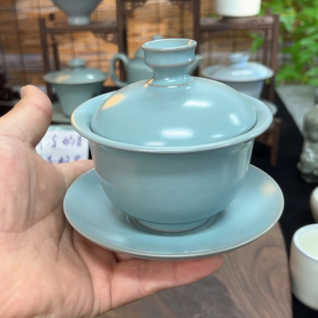 碗三才盖碗，一级品，随单一只主人杯。