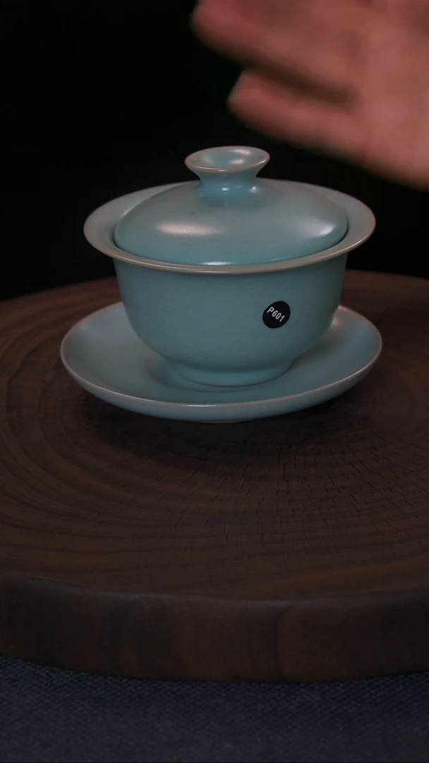 【闪购商品】仿古三才盖碗盖子二级品150cc