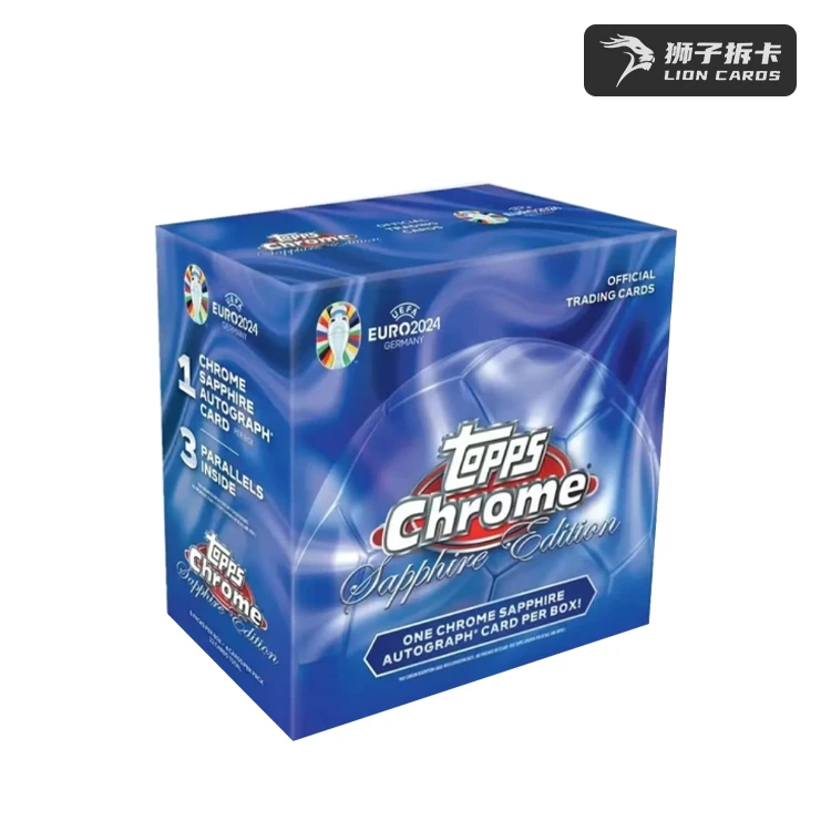 Topps【拆盒】2024 Chrome 欧洲杯 蓝宝石 球星卡 盲盒