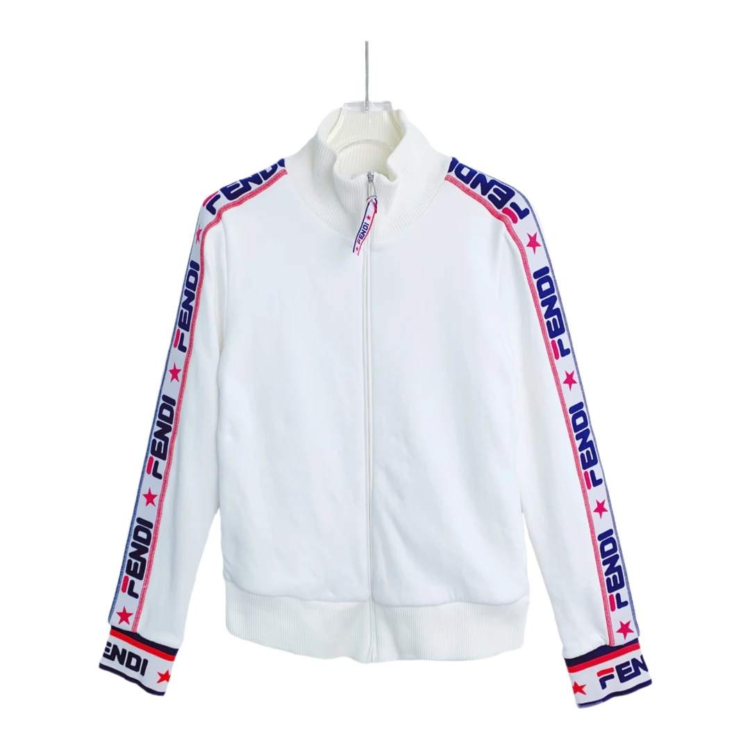 00757 FENDI x FILA 限量联名MANIA系列白色外套 42码/98新