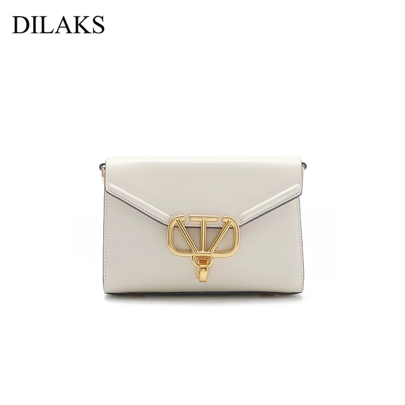 DILAKS/迪莱克丝商场同款CS0030A3轻奢百搭真皮女包经典时尚腋下
