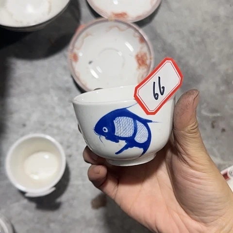 瓷片磁州窑国营厂库存66