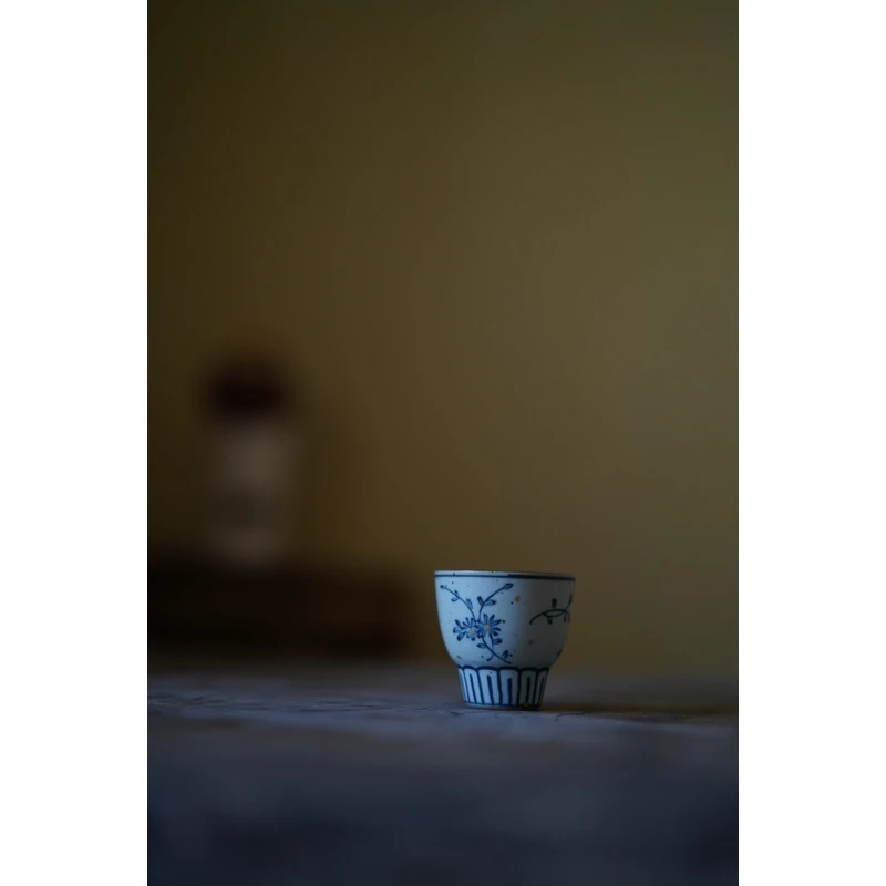 南青-唐草卧足闻香杯-40cc