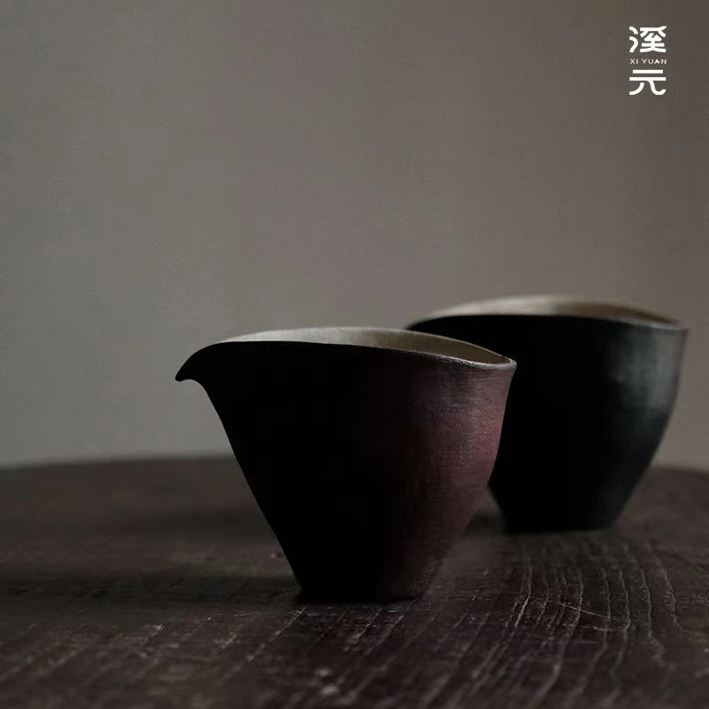 溪元-布纹公道杯-三色-180cc