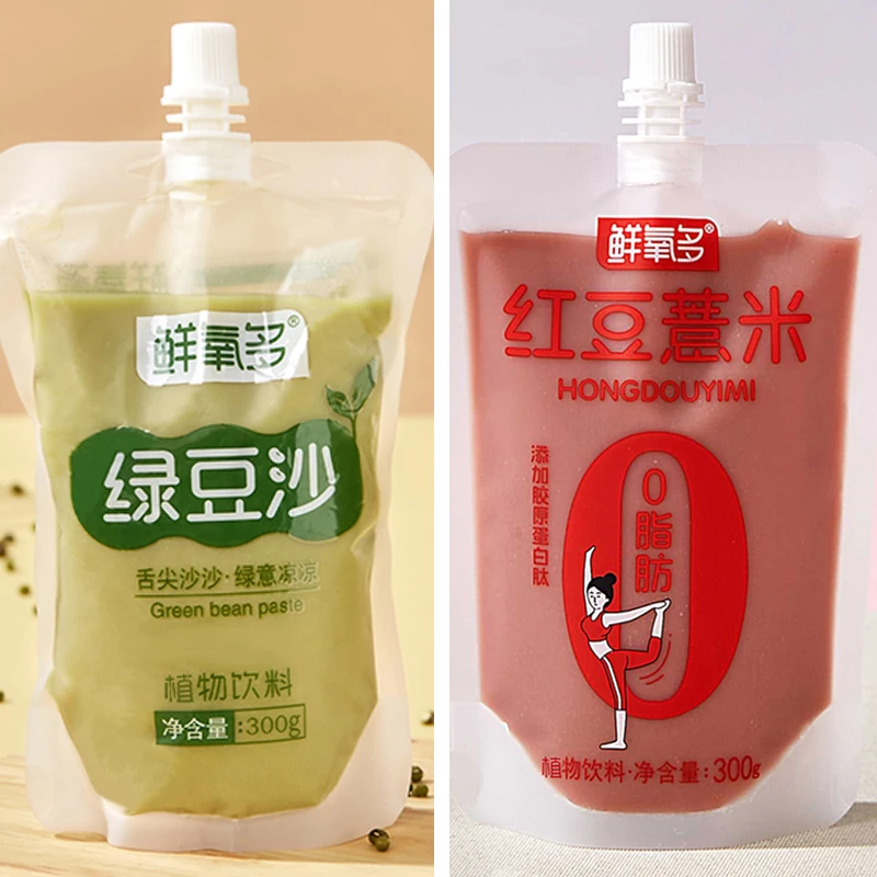 鲜氧多红豆薏米沙0脂红豆汁谷物饮料组合早餐店整箱批发2025热卖