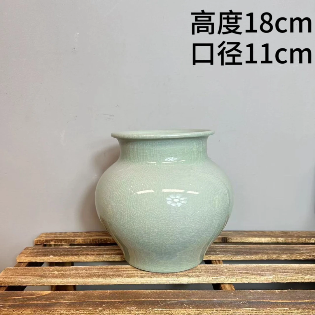 萝卜头景德镇新中式禅意陶瓷花瓶简约桌面软装高端花瓶