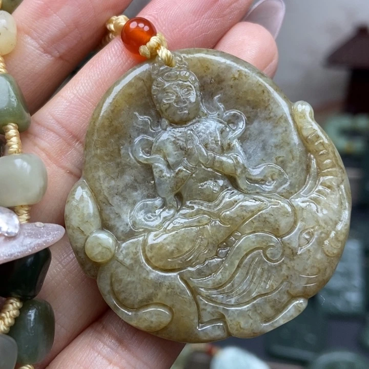 和田玉颈饰未镶嵌