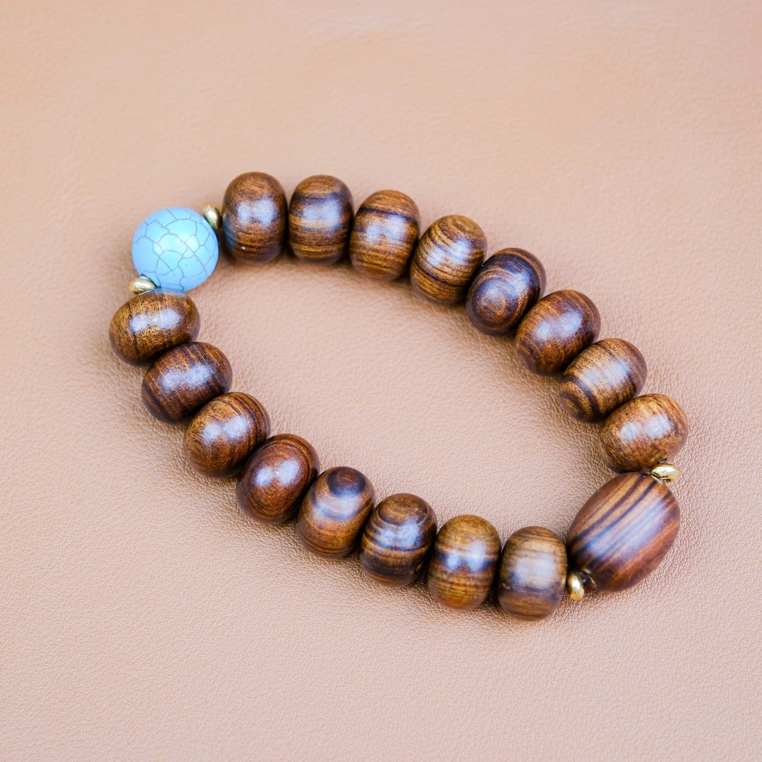 黄花梨算盘珠手串【506】