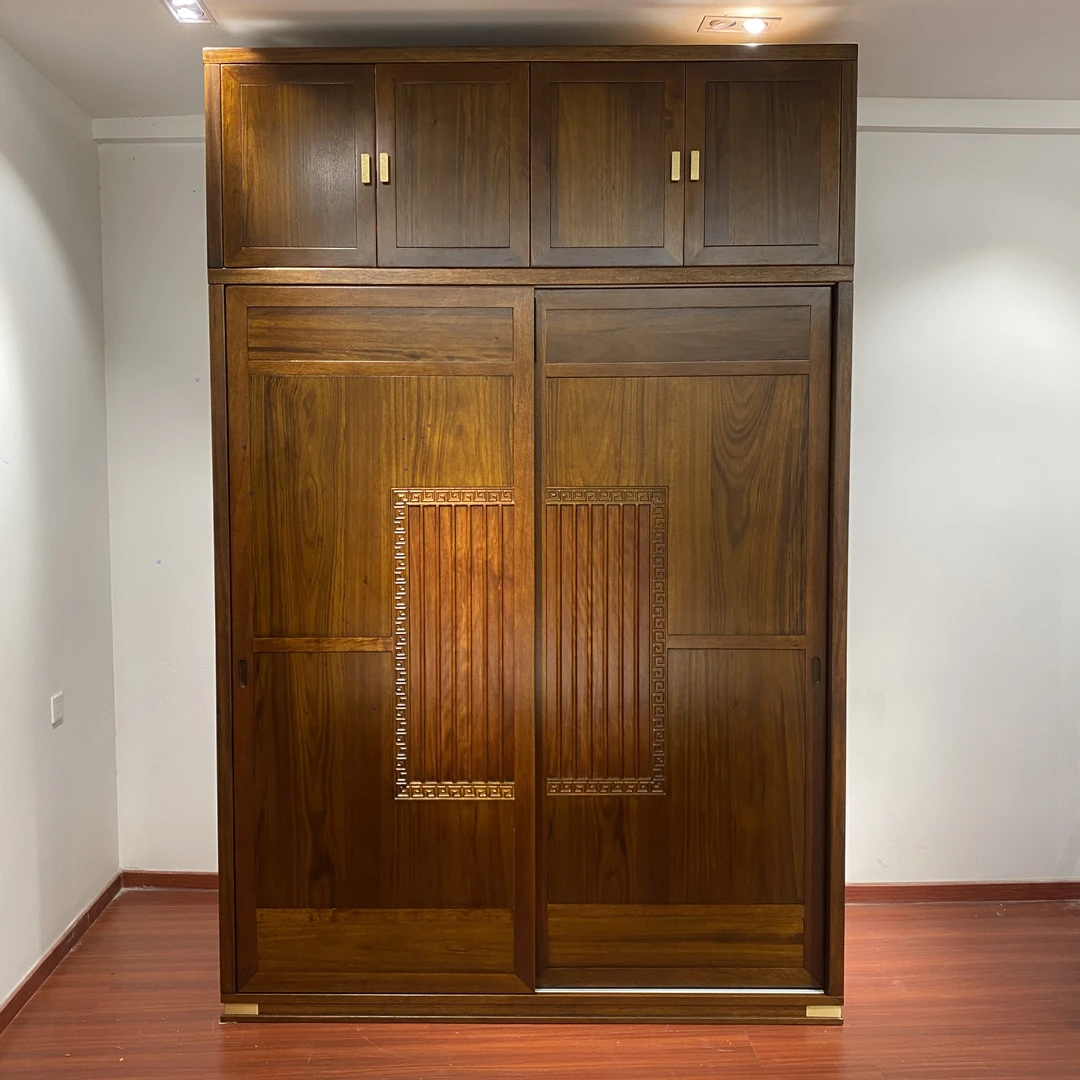 堂哥唯唯推荐-万事如意躺门衣柜实木衣柜可加顶柜尺寸:180*62*216