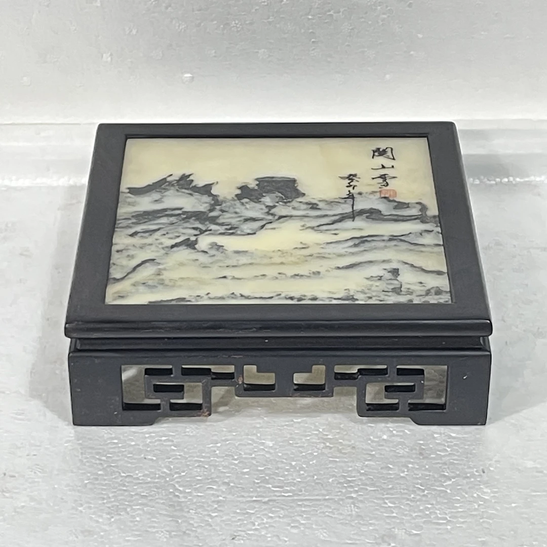 5300 zgt回纹正方嵌云石精工款底座大号