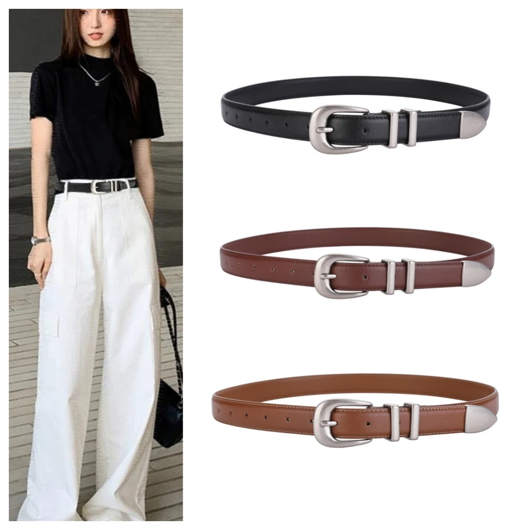 裤子皮带真皮女生腰带女款牛仔裤阔腿裤牛仔裤情侣皮带裤腰带牛皮