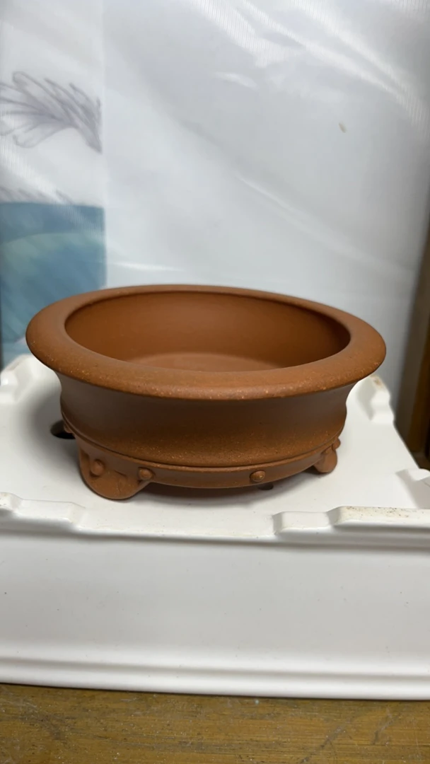 黄锻泥铆钉圆盆 内9.5×3