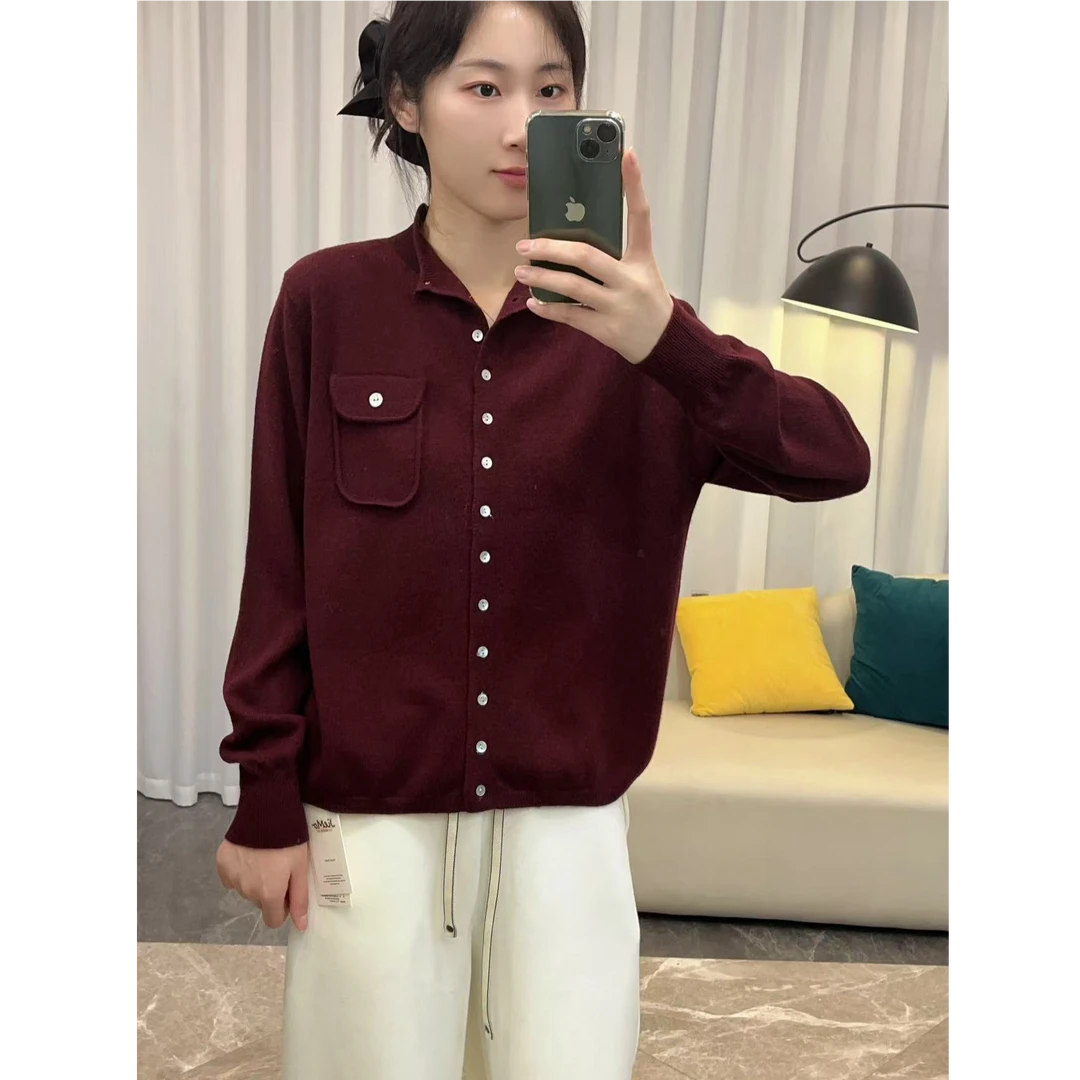 【孤烟往事】100%纯羊绒  女士秋冬亲肤柔软羊绒针织衫70-8039