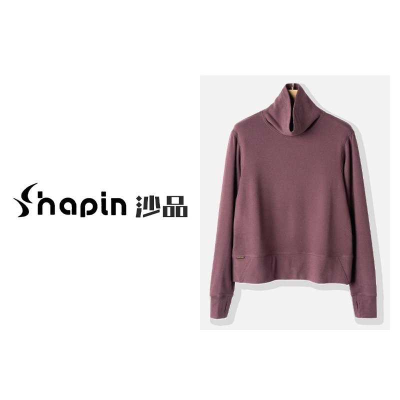 优雅纯色德绒高领保暖打底衫2024秋冬套头纯色上衣女FMD241291