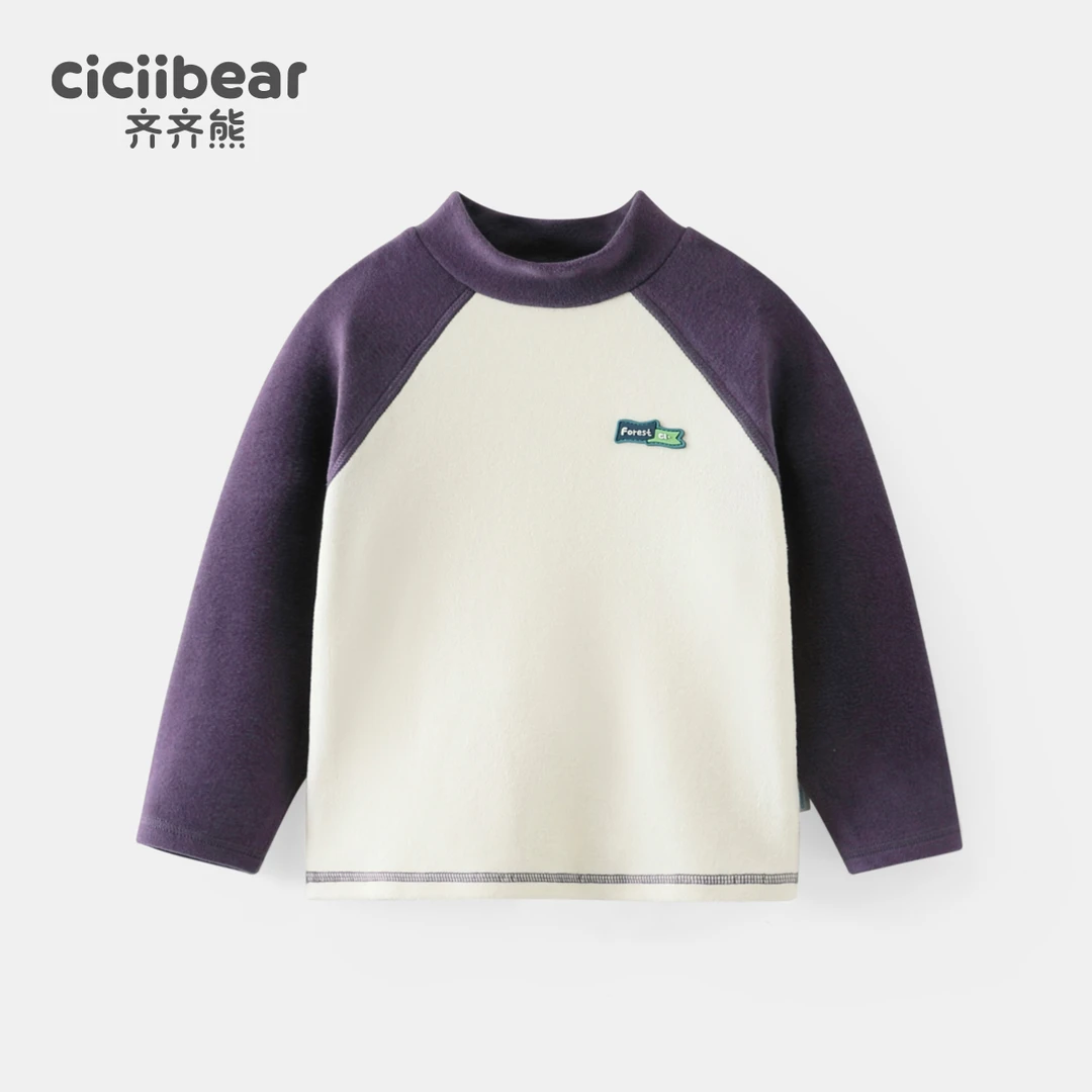 5A抗菌抗静电发热宝宝打底衫加厚冬季男童T恤Q102582