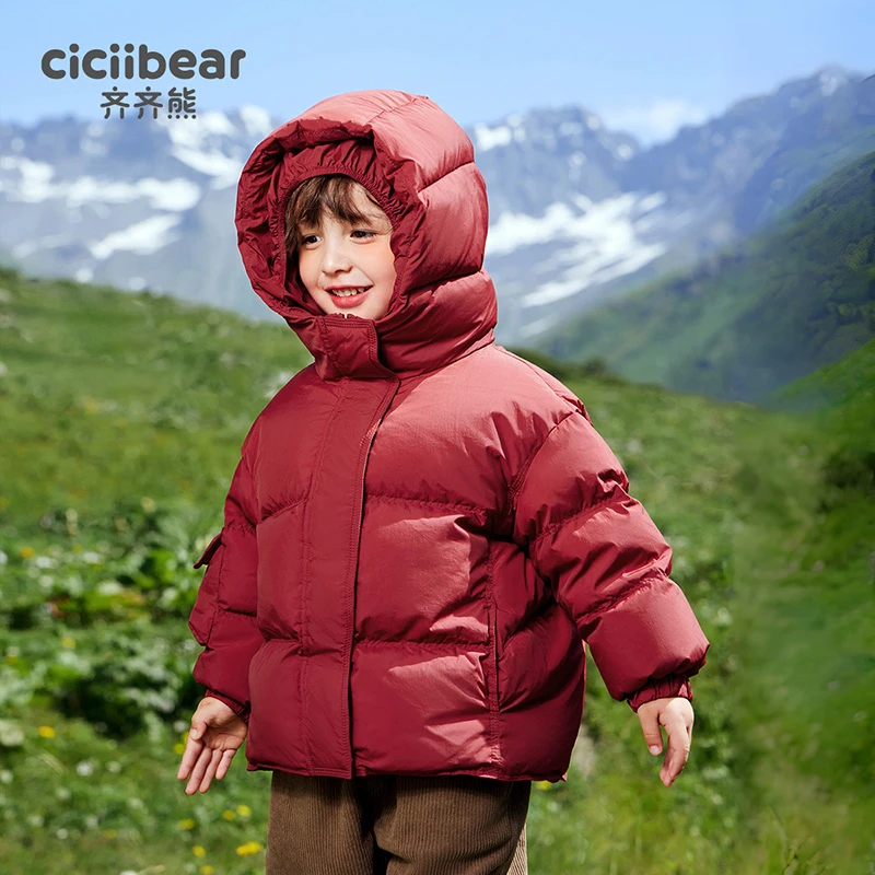 CICIIBEAR/齐齐熊极寒羽绒服冬季儿童保暖宝宝面包服加厚Q101136