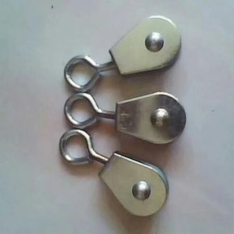 农用钢丝大棚放风小滑轮放风器配件放风口专用镀锌小滑轮动滑轮