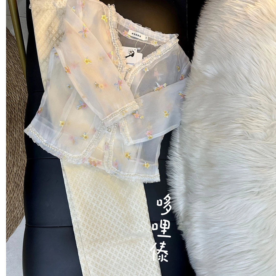 西双版纳哆哩傣服装女四色套装秋冬款旅行吃穿搭显瘦气质套装长裙