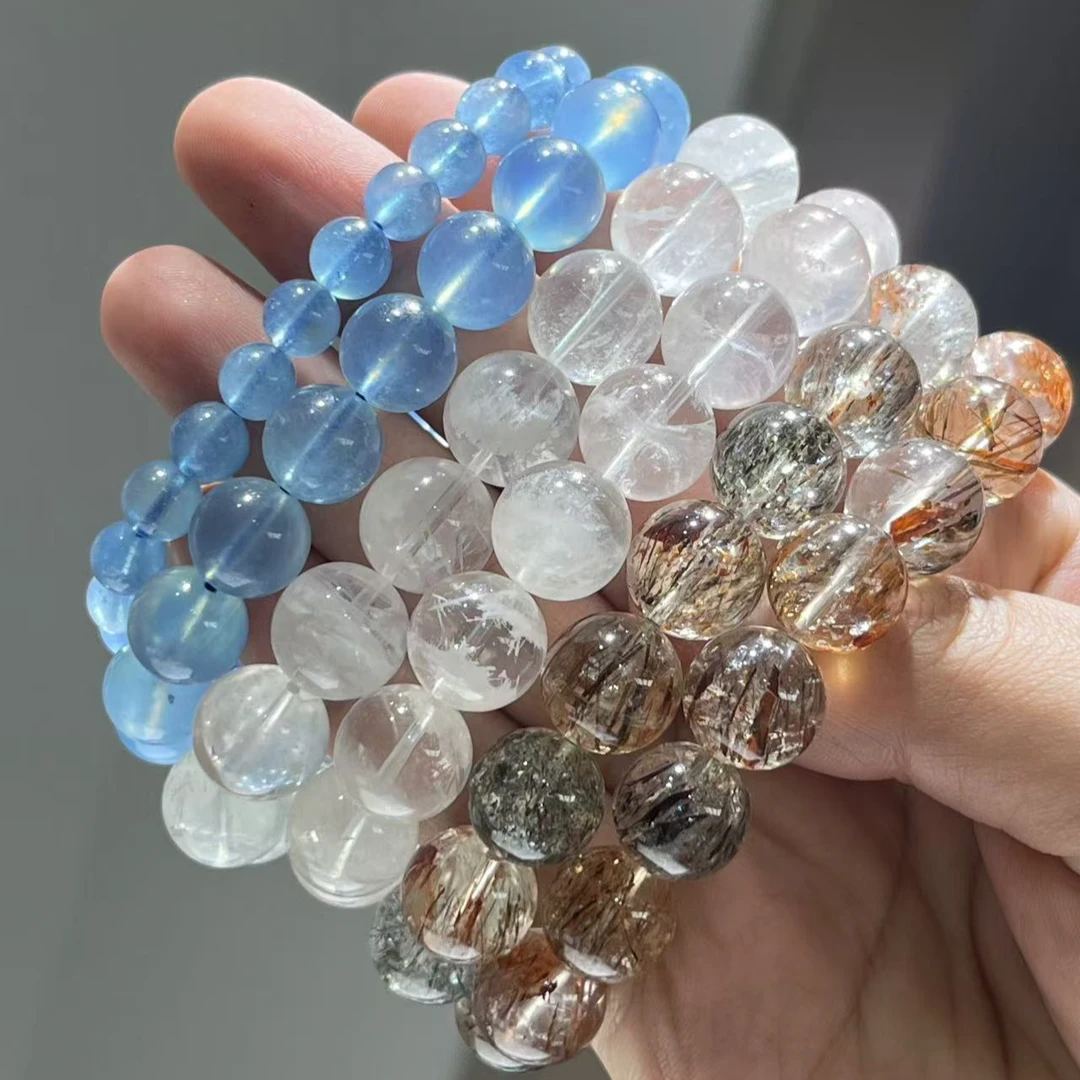 天然水晶手串手链多样性发货 默认微瑕 No退no换