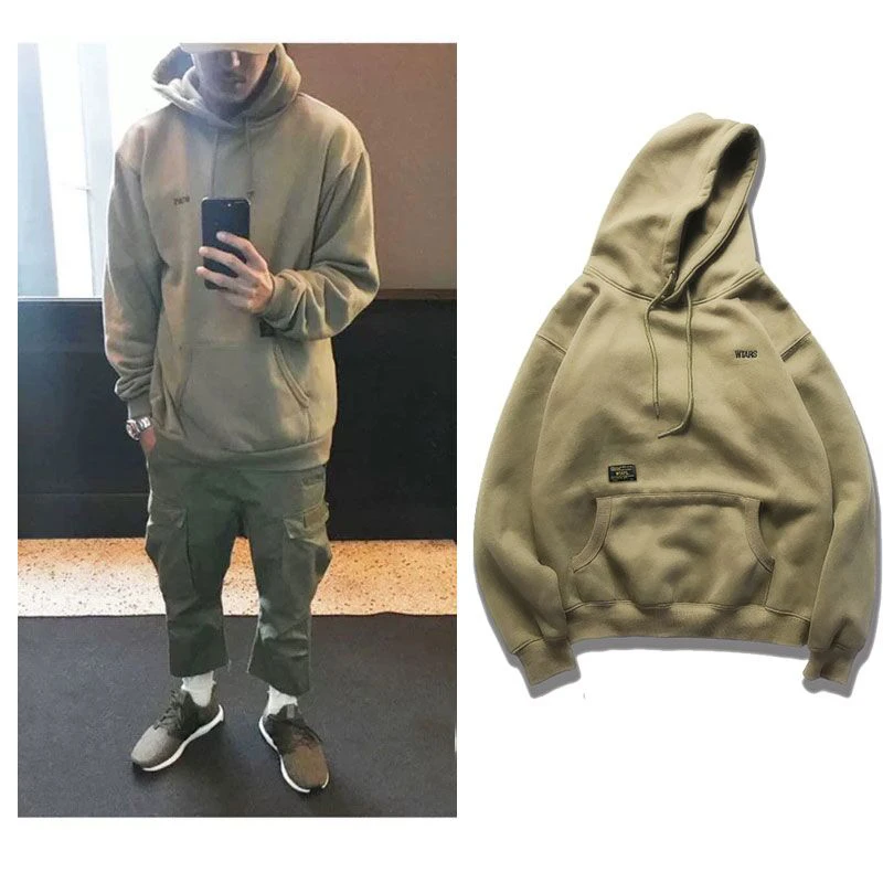 2025新款加绒卫衣男士连帽秋冬季宽松潮流百搭帽衫刺绣高街外套