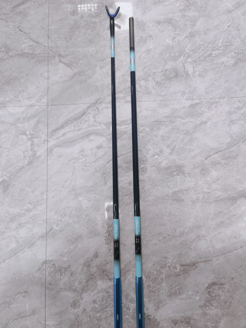 湛卢钓鱼竿挂超轻超硬两节碳素支架黑坑竞技手炮台竿架