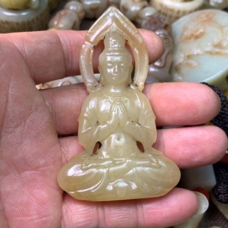 【闪购商品】和田玉挂件未镶嵌晖*