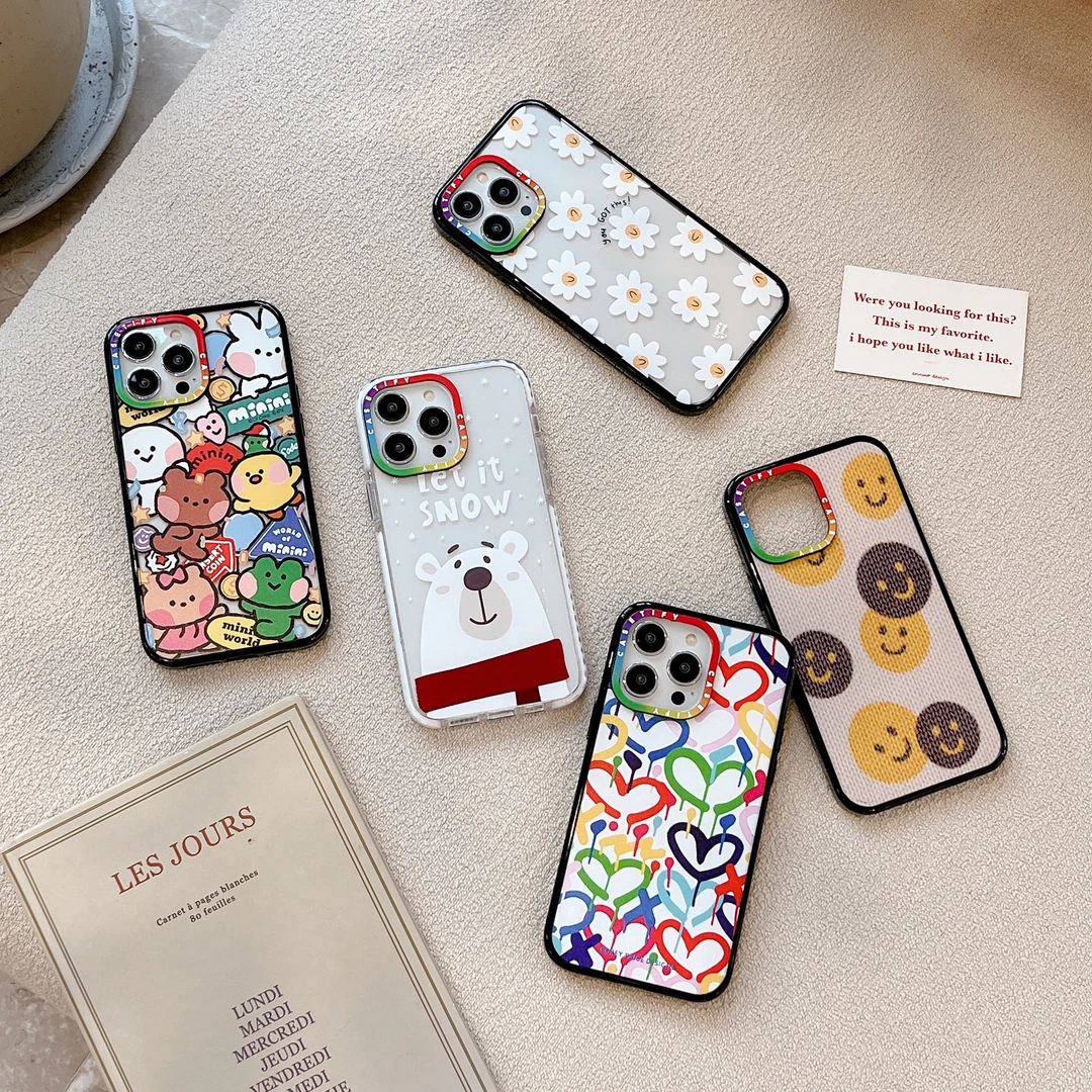 2.0高品质潮牌彩虹镜头苹果15promax手机壳Iphone14p小众全包防摔