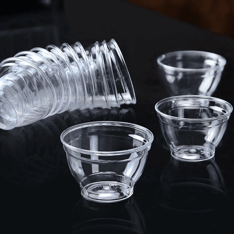 【航空品质】一次性品茶杯透明航空茶杯试饮杯耐高温功夫茶杯品茗杯