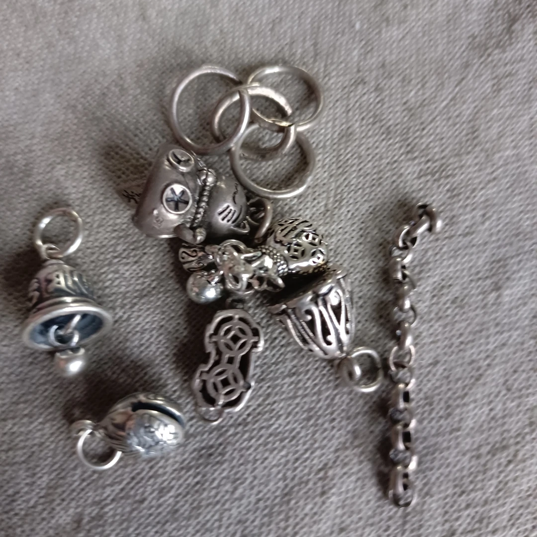 足银银制品 纯银足银999足银吊坠