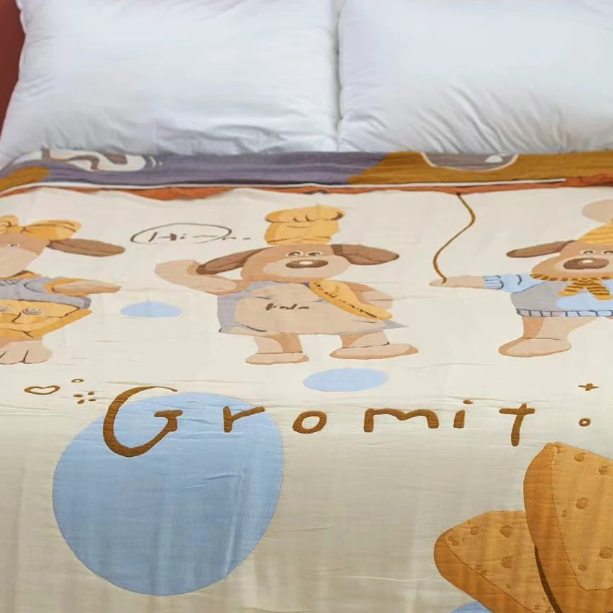 【温暖居家】泡芙被150x200cm-波点厨师狗