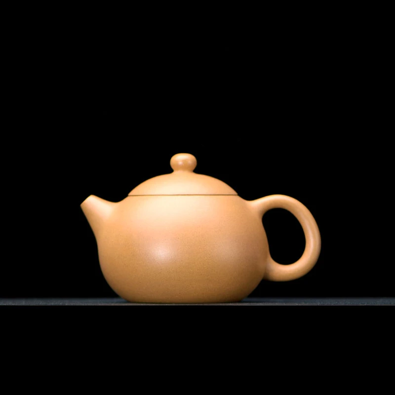 全手工 金王树叶款 西施壶 EE宜兴紫砂   Y453