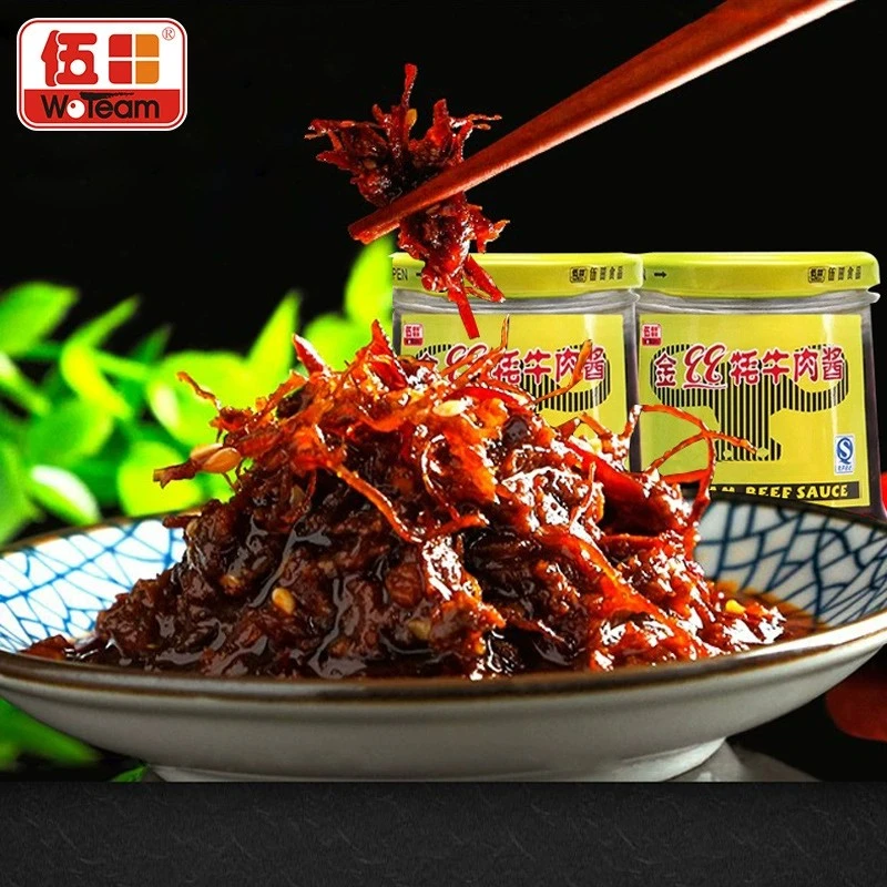 WoTeam/伍田金丝牦牛肉酱230g