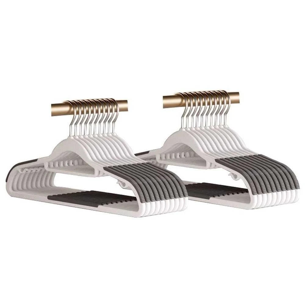 【收纳】防滑无痕衣架10个装加粗款家用无痕晾衣架收纳神整理师