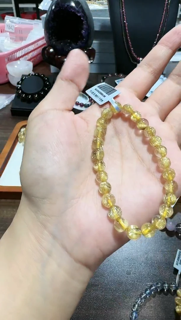 【闪购商品】水晶手链未镶嵌Y0645  约6mm