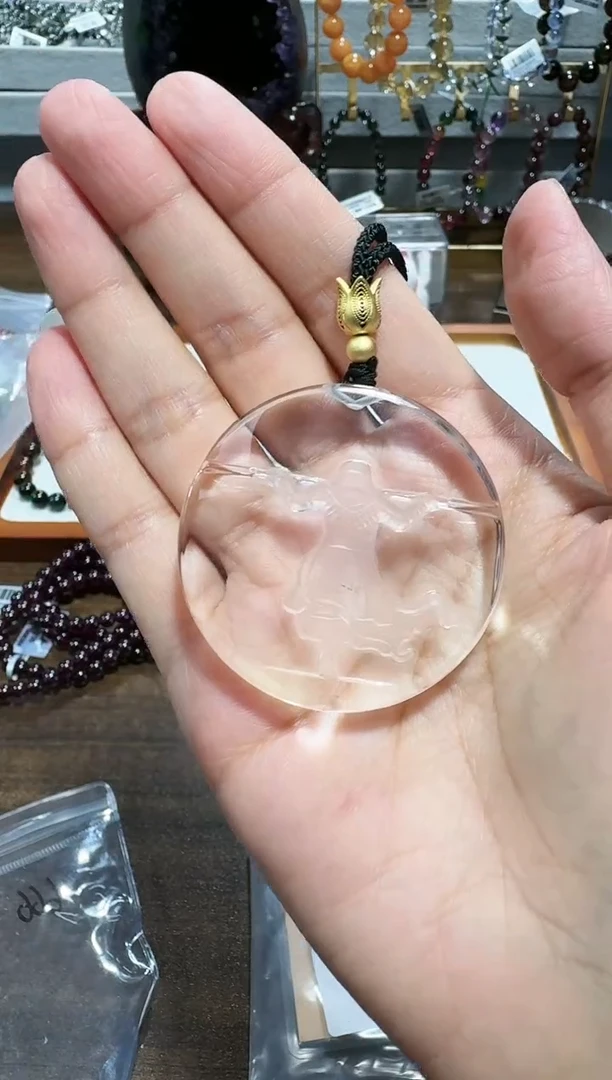 【闪购商品】水晶吊坠(赠链)未镶嵌Y0752  多样性发一件