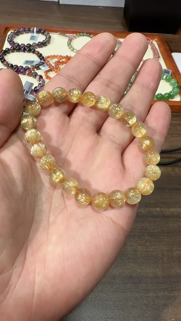 【闪购商品】水晶手链未镶嵌匝1254   8mm