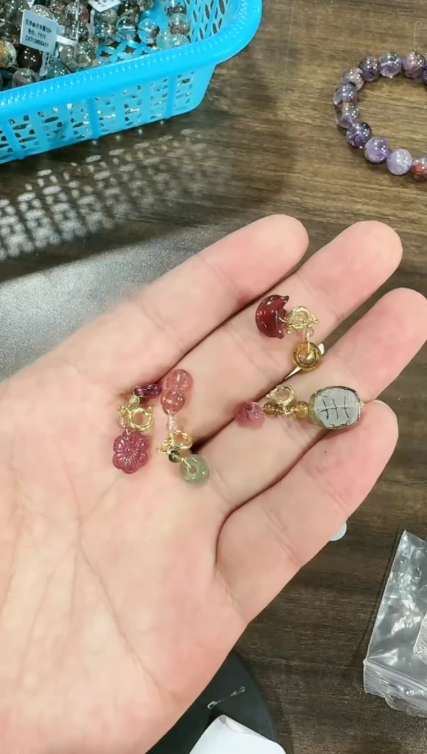 【闪购商品】碧玺跑环未镶嵌匝1777   多样性发一件
